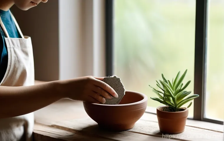 미술세라믹 분야 학습 자료 - ### Prompt 1: Cozy Home Hand-building Pottery Session