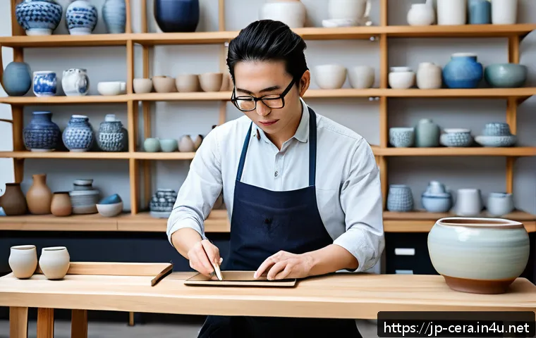미술세라믹 전문가 연봉 - A modern Japanese ceramic artist&rsquo;s studio blending traditional pottery techniques with cutting-edge ...